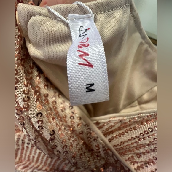 NWT MD&M Gold Dress - Picture 6 of 7